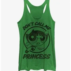 Boxlunch The Powerpuff Girls Buttercup Don't Call Me Princess Womens Tank Top
