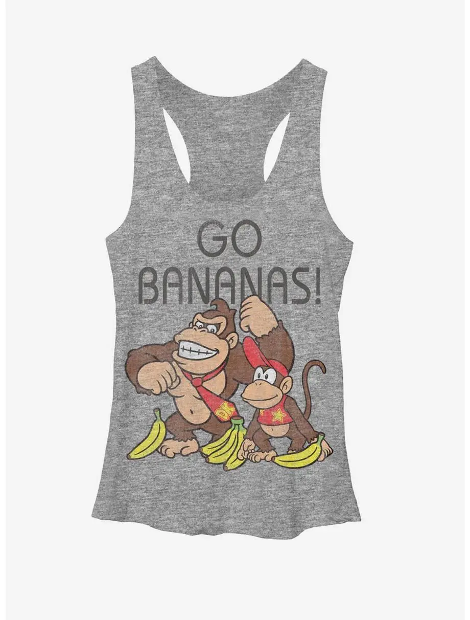 Boxlunch Nintendo Donkey Kong Go Bananas Womens Tank