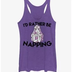 Boxlunch Disney Princess Aurora Rather Nap Womens Tank