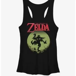 Boxlunch Nintendo Legend Of Zelda Skull Kid In The Moon Womens Tank
