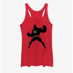 Boxlunch Disney Pixar Incredibles Mr. Incredible Silhouette Womens Tank