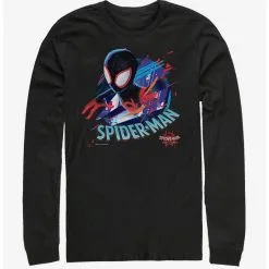 Boxlunch Marvel Spider-Man: Into The Spider-Verse Cracked Spider Womens Long-Sleeve T-Shirt