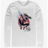 Boxlunch Marvel Spider-Man: Into The Spider-Verse Graffiti Spider Womens Long-Sleeve T-Shirt
