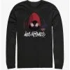 Boxlunch Marvel Spider-Man: Into The Spider-Verse Hooded Miles Womens Long-Sleeve T-Shirt