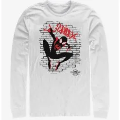 Boxlunch Marvel Spider-Man: Into The Spider-Verse Tag Spidey Womens Long-Sleeve T-Shirt