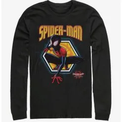 Boxlunch Marvel Spider-Man: Into The Spider-Verse Golden Miles Womens Long-Sleeve T-Shirt