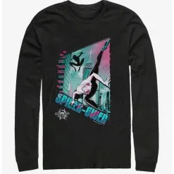 Boxlunch Marvel Spider-Gwen Panel Womens Long-Sleeve T-Shirt