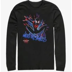 Boxlunch Marvel Spider-Man: Into The Spider-Verse Spidey Explosion Womens Long-Sleeve T-Shirt