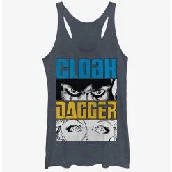 Boxlunch Marvel Cloak Dagger Panels Womens Tank Top