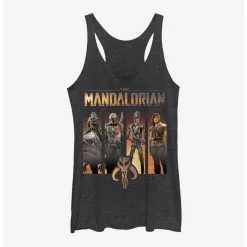 Boxlunch Star Wars The Mandalorian Character Panels Womens Tank Top