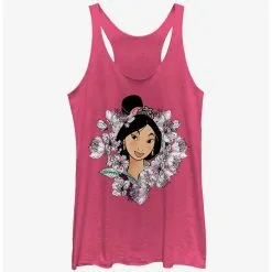 Boxlunch Disney Mulan Blossoms Womens Tank Top