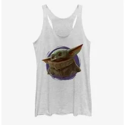 Boxlunch Star Wars The Mandalorian The Child Purple Ball Womens Tank Top
