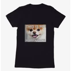 Boxlunch Boo The World's Cutest Dog This Is My Happy Face Womens T-Shirt