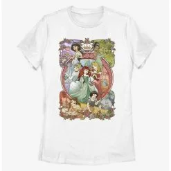 Boxlunch Disney Princesses Storybook Scenery Womens T-Shirt