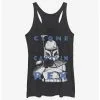 Boxlunch Star Wars: The Clone Wars Captain Rex Text Womens Tank Top