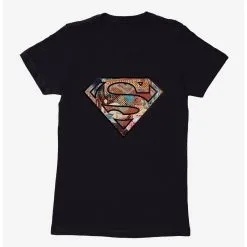 Boxlunch DC Comics Superman Pop Art Logo Womens T-Shirt