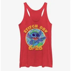 Boxlunch Disney Lilo And Stitch Stitch Day Womens Tank Top