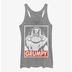 Boxlunch Disney Snow White And The Seven Dwarfs Grumpy Poster Womens Tank Top