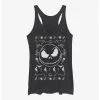 Boxlunch Disney The Nightmare Before Christmas Jack Spooky Pattern Womens Tank Top