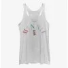 Boxlunch Disney Minnie Mouse Rainbow Womens Tank Top
