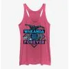 Boxlunch Marvel Black Panther Wakanda Crosshatch Womens Tank Top