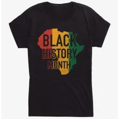 Boxlunch Black History Month Africa Print Womens T-Shirt