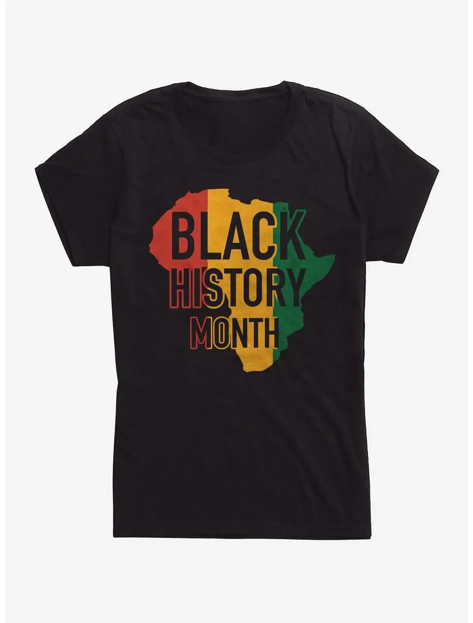 Boxlunch Black History Month Africa Print Womens T-Shirt
