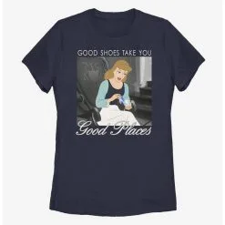Boxlunch Disney Cinderella Shoes Womens T-Shirt