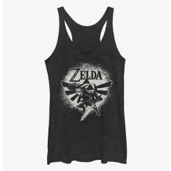 Boxlunch Nintendo The Legend Of Zelda Spray Womens Tank Top