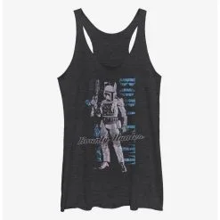 Boxlunch Star Wars Distressed Boba Womens Tank Top