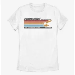 Boxlunch Star Wars Retro Pod Race Lines Womens T-Shirt
