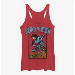 Boxlunch Marvel Black Widow Square Womens Tank Top