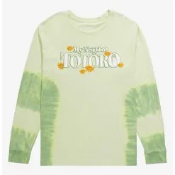 Boxlunch Our Universe Studio Ghibli My Neighbor Totoro Logo Tie-Dye Long Sleeve T-Shirt