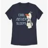 Boxlunch Disney Frozen 2 Olaf Never Sleeps Womens T-Shirt