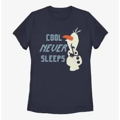 Boxlunch Disney Frozen 2 Olaf Never Sleeps Womens T-Shirt