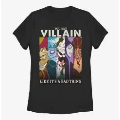 Boxlunch Disney Villains Like Bad Womens T-Shirt