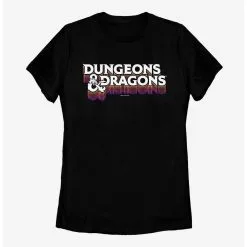 Boxlunch Dungeons & Dragons Logo 70's Retro Colors Womens T-Shirt