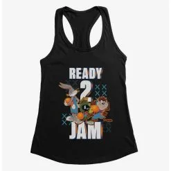 Boxlunch Space Jam: A New Legacy Bugs Bunny, Marvin The Martian, And Taz Ready 2 Jam Womens Tank Top
