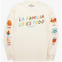 Disney Encanto Familia Lo Es Todo Long Sleeve T-Shirt - BoxLunch Exclusive