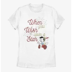 Boxlunch Disney Pinocchio Wish Upon A Star Womens T-Shirt