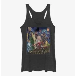 Boxlunch Marvel Eternals Gold Frame Poster Womens Tank Top