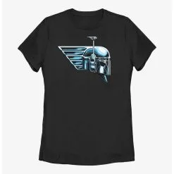 Boxlunch Star Wars: The Book Of Boba Fett Chrome Helmet Womens T-Shirt