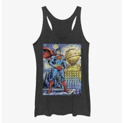 Boxlunch DC Comics Superman Starry Metropolis Womens Tank Top