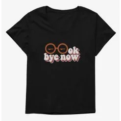 Boxlunch Daria Ok Bye Now Groovy Font Womens T-Shirt Plus Size