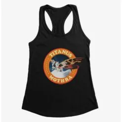 Boxlunch Godzilla Titanus Mothra Badge Womens Tank Top