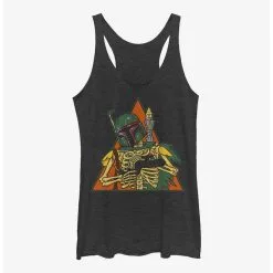 Boxlunch Star Wars Skeleton Boba Fett Womens Tank Top