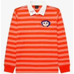 Coraline Coraline Jones Embroidered Rugby Shirt - BoxLunch Exclusive