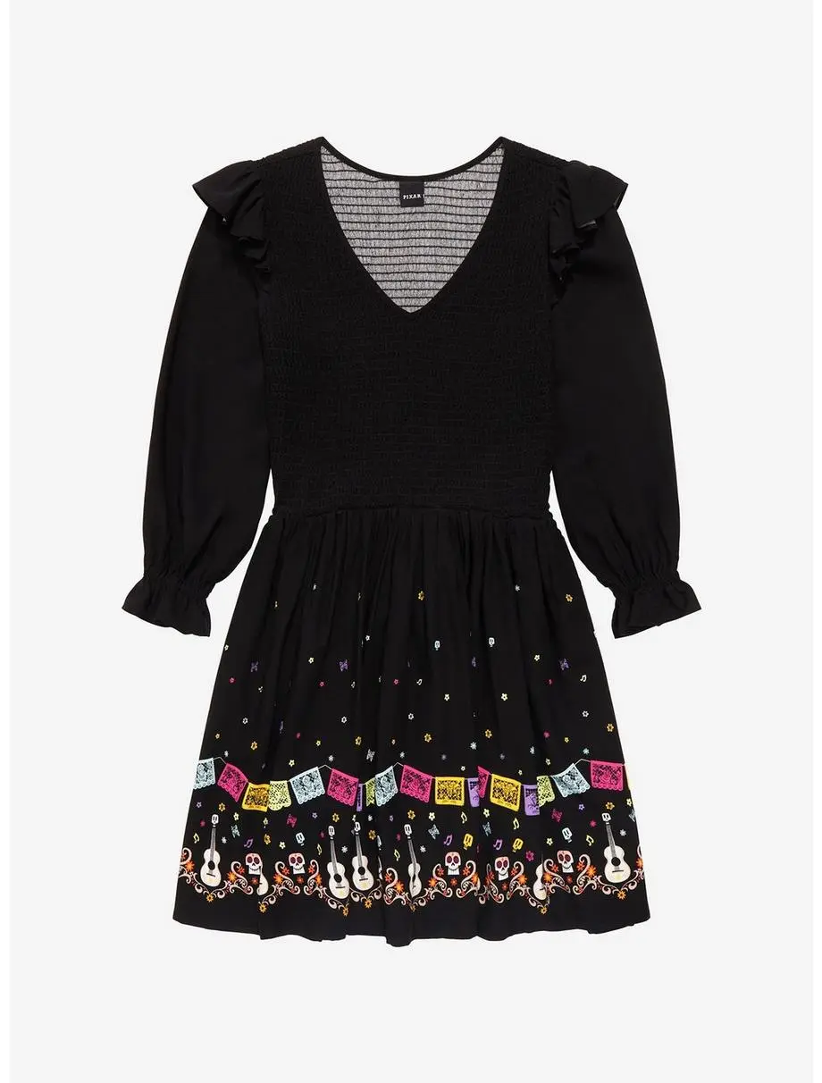 Disney Pixar Coco Guitars & Icons Women's Dress - BoxLunch Exclusive