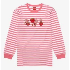 Strawberry Shortcake Strawberry Striped Long Sleeve T-Shirt - BoxLunch Exclusive