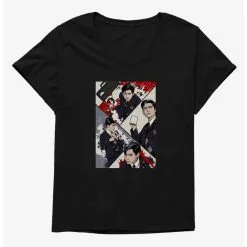 Boxlunch The Umbrella Academy Number Five Comic Womens T-Shirt Plus Size